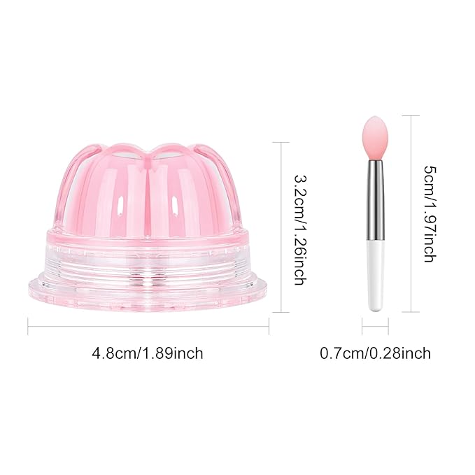 2Pc Jelly Lip Mask Overnight,Fruity Peach Lip Sleeping Mask Day Night Repair Kawaii Lip Balm Hydrate Plump Dry Lip Scrubs Exfoliator,Lip Care Lip Moisturizer with Collagen-Peach-VivaGrace Women