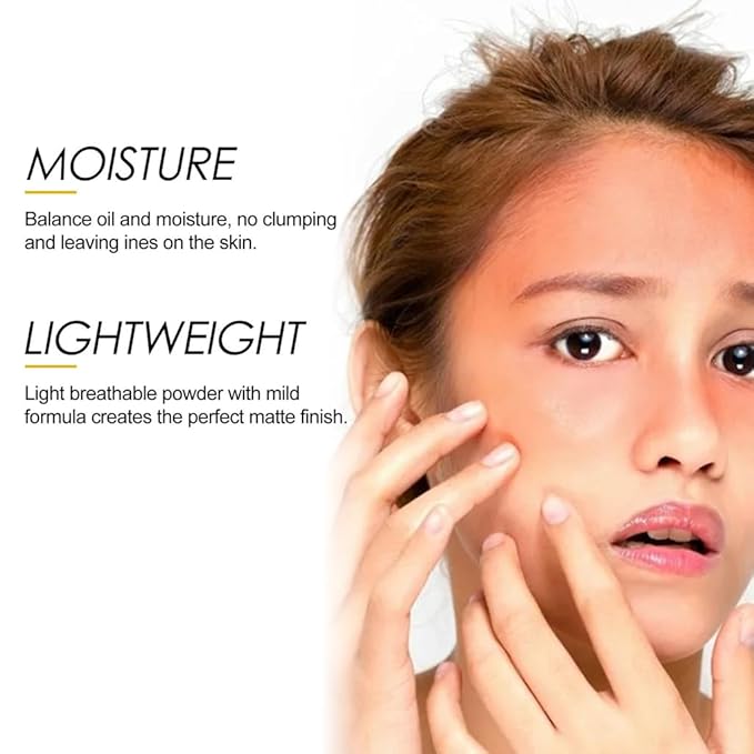 Mineral Sunscreen Setting Powder, Face Powder, Translucent Oil Control Natural Matte Finish, Lightweight Long Lasting Smooth Breathable for All Skin-VivaGrace Women