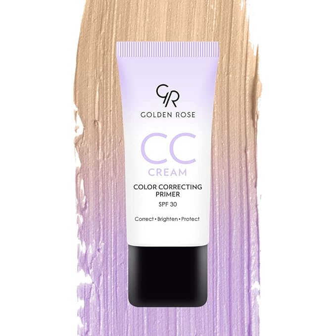 Golden Rose Makeup CC Cream Color Correcting Primer - (Violet)-VivaGrace Women