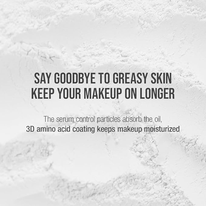 Translucent Set Finishing Powder - Sebum Control Face Loose Powder, Matte & Silky Finish, Lightweight, Long-lasting, Korean Makeup, 0.24 Oz. (01 White, 0.24 Oz.)-VivaGrace Women