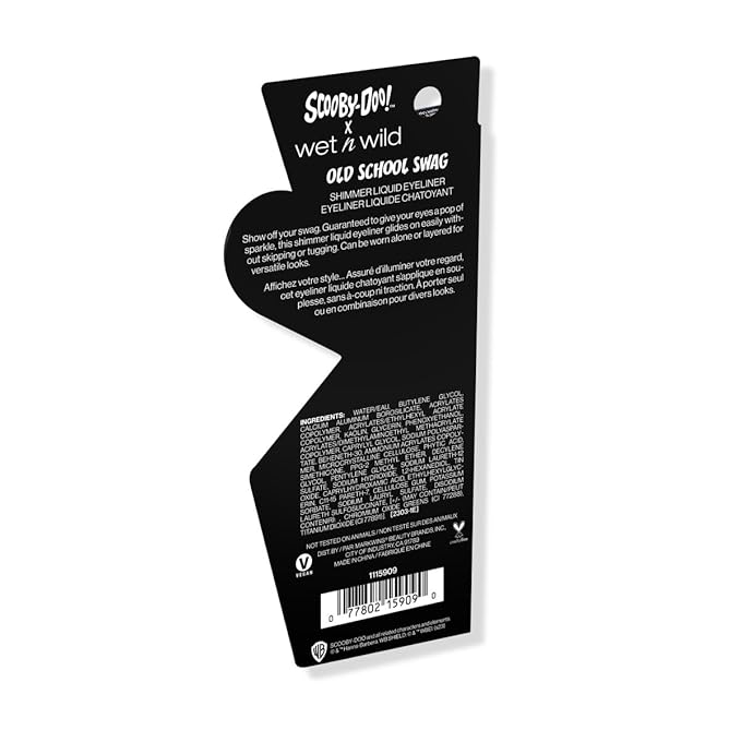 wet n wild Scooby Doo Old School Swag Shimmer Liquid Eyeliner – Glitter-Infused Formula for Bold Eye Looks, Easy Glide Precision Tip, Cruelty-Free & Vegan - Let’s Split Up