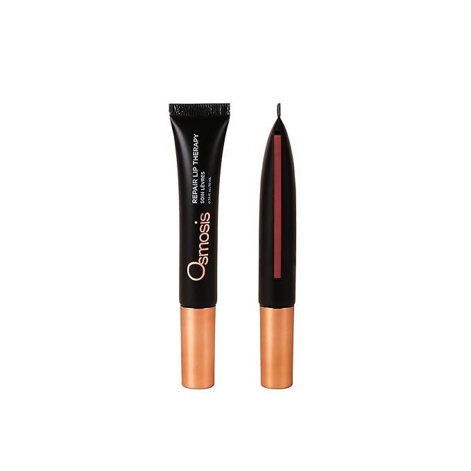 Osmosis Repair Lip Therapy, Nourishing Tinted Lip Gloss, Deep Hydration, Ultra Soft, Healthy Lips, Blush, 0.34 Oz-VivaGrace Women