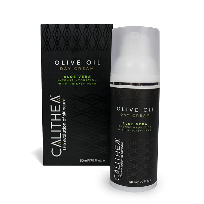 Calithea Day Cream Facial Moisturizer for Healthy, Glowing, Balanced Skin with Aloe Vera, Prickly Pear, Olive Oil-VivaGrace Women