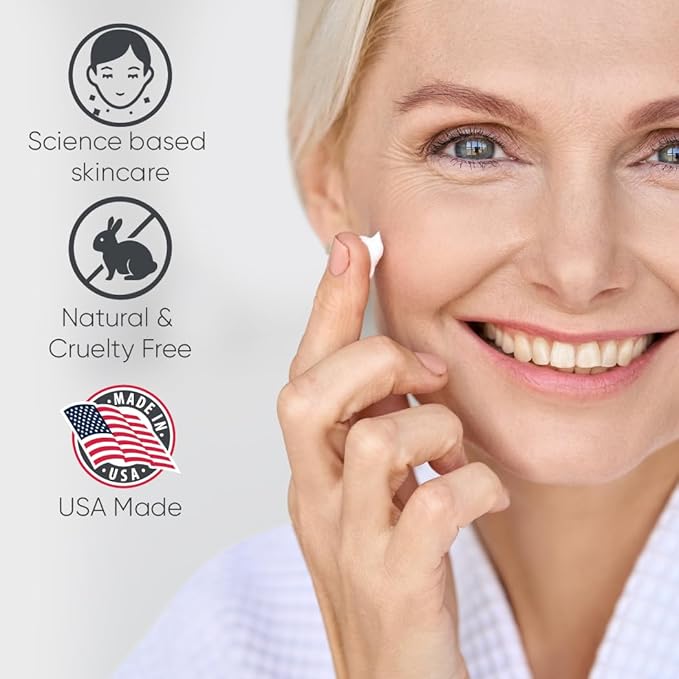 EyeGLO Caffeine Eye Cream for Dark Circles, Eye Bags, and Puffiness | Under Eye Treatment for Women with Peptides, Antioxidants, Hyaluronic Acid | Natural Brightening Eye Cream - 1 Oz-VivaGrace Women