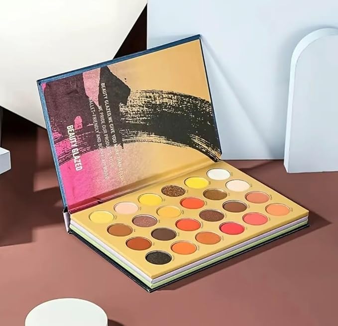 Generic Majical Book of Beauty Makeup Palette, 72 Colors, 3-Layer Folding Book, Eyeshadow Palette, Long Lasting-VivaGrace Women