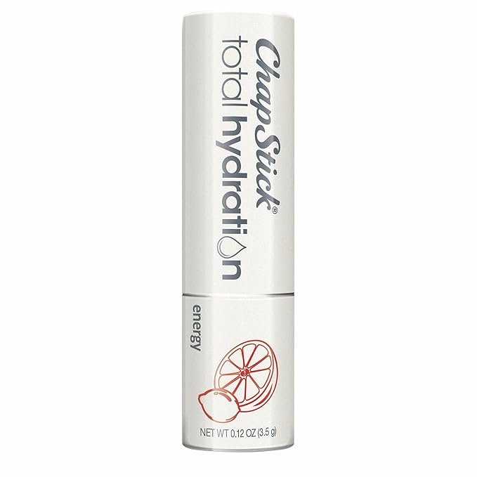 ChapStick Total Hydration Essential Oils Energy Lip Balm, Lime + Grapefruit Lip Balm Tube, Lip Care - 0.12 Oz-VivaGrace Women