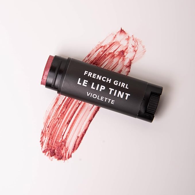 French Girl Le Lip Tint - Moisturizing & Hydrating Lip Balm for Sheer, Buildable Coverage & Shine, Clean Formula, Organic Ingredients, Vegan & Cruelty-Free-VivaGrace Women