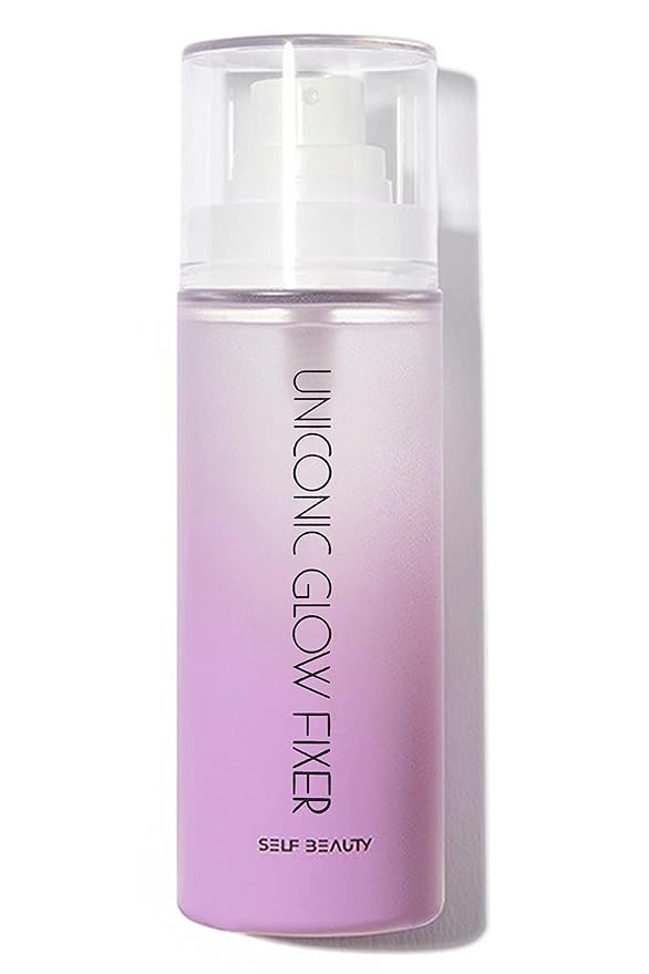 SELF BEAUTY Glow Makeup Setting Spray | Hydrating + Illuminating Makeup Setting Spray | Dewy Finish | Long-Lasting Makeup Fixing | Microfine Mist Spray | 3.38fl.oz, 100ml-VivaGrace Women
