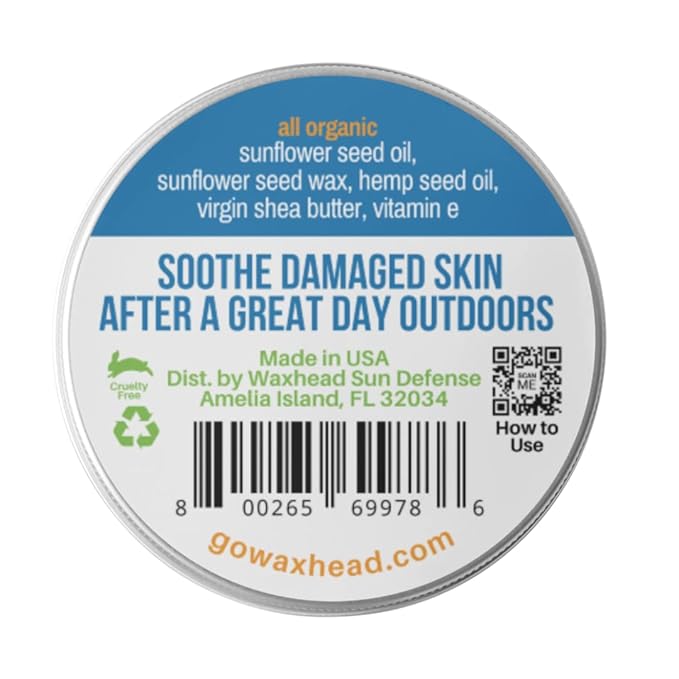 Waxhead Aftersun Body Butter for Sunburn Relief - Also great Tattoo Balm, Eczema Cream for Kids Adults, After Sun Lotion, Sunburn Treatment, Healing Salve-VivaGrace Women