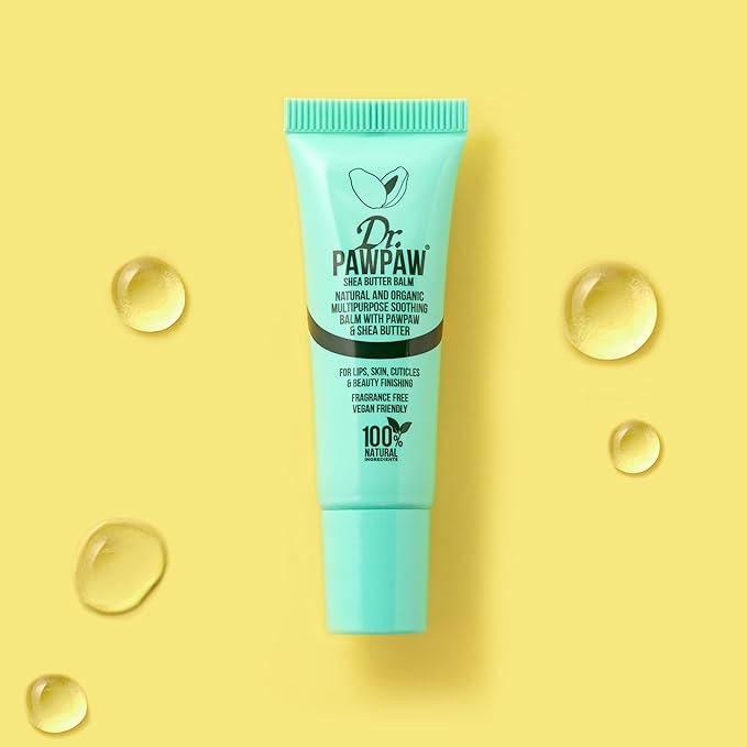Shea Butter, Multi-Purpose Natural No Fragrance Balm for Hydrating Lips, Skin, Hair, Cuticles, Nails & Beauty Finishing (10 ml)-VivaGrace Women
