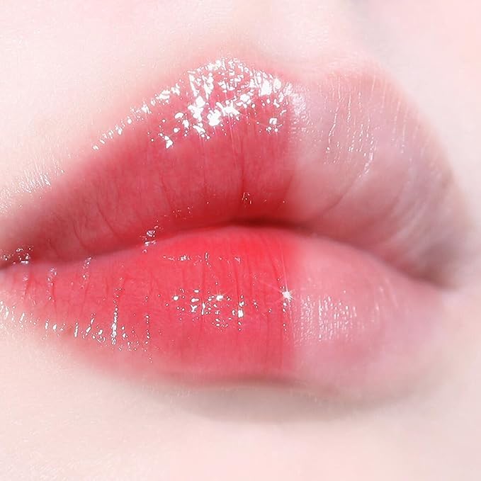 AOU GLOWY TINT BALM Tinted Lip Balm with Natural Gloss Instant Hydration for Chapped Lips 0.12Oz (04 Cherry Balm)-VivaGrace Women