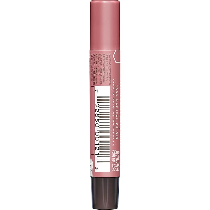 Burt's Bees Shimmer Lip Tint Set, Tinted Lip Balm Stick, Moisturizing for All Day Hydration with Natural Origin Glowy Pigmented Finish & Buildable Color, Peony (4-Pack)-VivaGrace Women