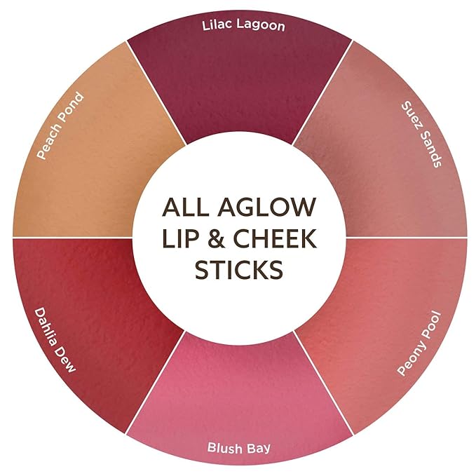 BURTS BEES Peach Pond All Aglow Lip & Cheek Stick, 0.32 OZ-VivaGrace Women
