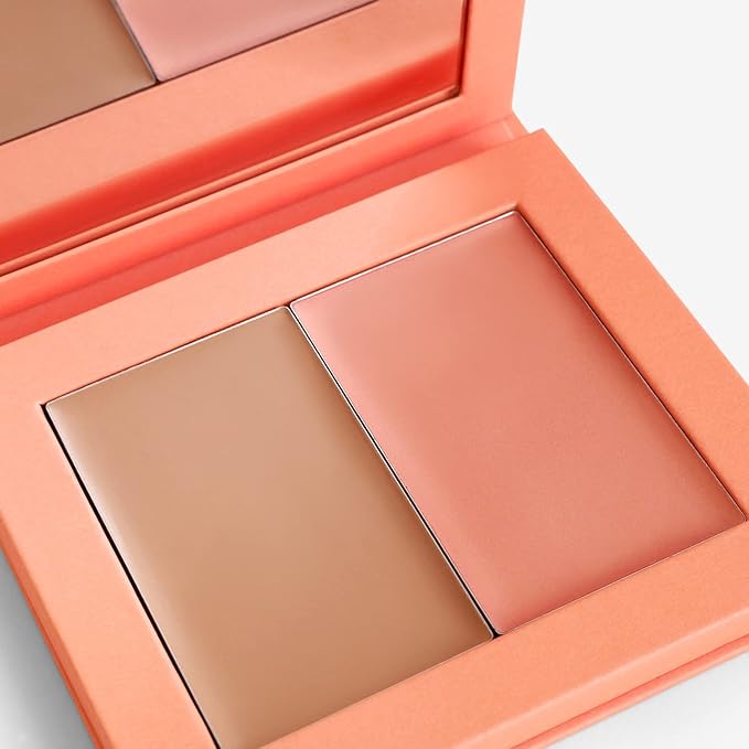 Makeup Cream Blush + Bronzer Refillable Palette - 8g - 0.282 Oz. - Long Lasting, Easy to Use, for a Radiant, Natural, Luminous Skin-VivaGrace Women
