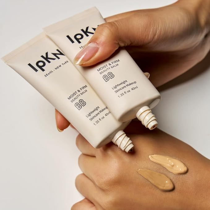 IPKN Moist & Firm BB Cream - Ultra-Hydrating Daily BB Cream with or without SPF40 - Lightweight, Non-Greasy Face Base with Antioxidants for Smooth, Radiant Skin-VivaGrace Women