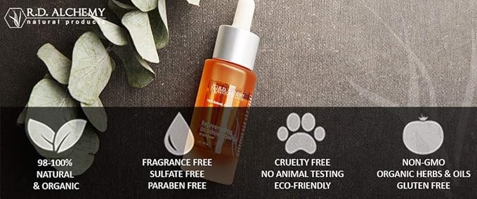 RD Alchemy - Natural & Organic Eye Cream Complex - Best Eye Cream for Dark Circles, Wrinkles, & Eye Bags. Anti Aging Retinol & Peptides Lighten Dark Circles & Smooth Fine Lines & Crow's Feet-VivaGrace Women