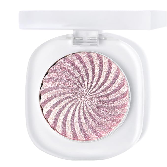 Cream Highlighter Makeup Palette, Glow Highlighters Makeup Powder, Suit for Cheeks, Body, Eyeshadow, Silver Light Pink Rose Gold Purple Champagne, Vegan, Talc Free (02)-VivaGrace Women