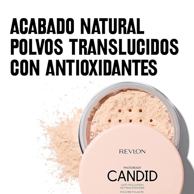 Revlon PhotoReady Candid Setting Powder, with Anti-Pollution, Antioxidant Ingredients, without Parabens, Pthalates and Fragrances; Shade 002 .34 Fluid Oz-VivaGrace Women