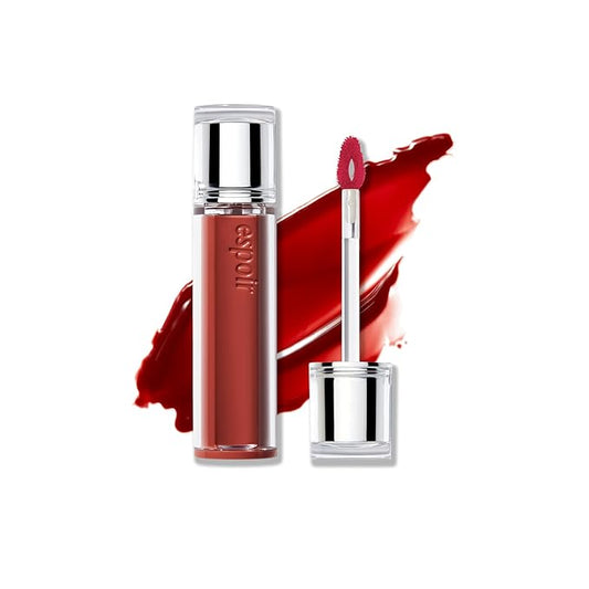 Espoir Couture Lip Tint Glaze #6 Brulee 0.14oz | Volumizing Lip Stain with Syrupy Shine | Long-Lasting & Vibrant Color for Radiant Lip Look | Moisturizing & Glossy Lip Tint | Korean Lip Makeup-VivaGrace Women