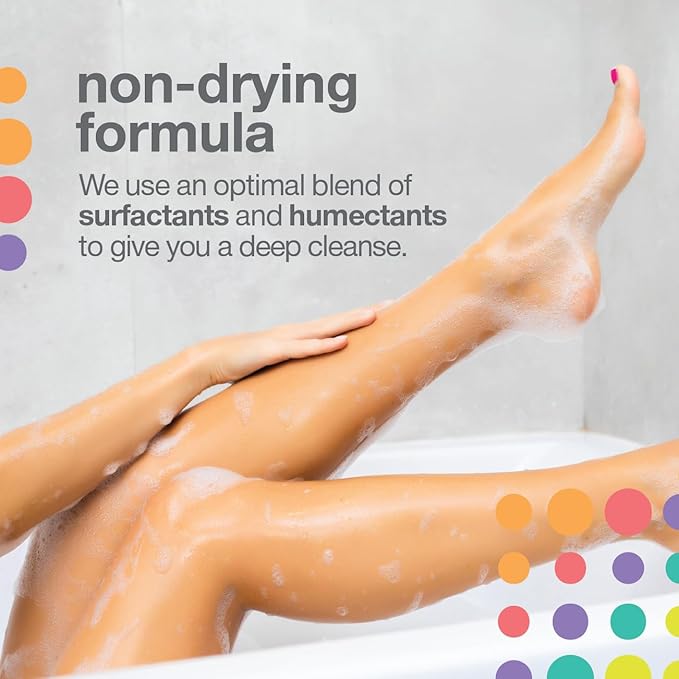 TOUCH Keratosis Pilaris Exfoliating Body Wash Cleanser - KP Body Wash with 15% Glycolic Acid, Aloe Vera, & Hyaluronic Acid - 8 Ounce-VivaGrace Women