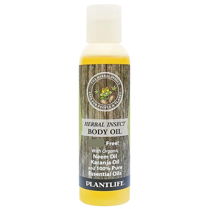 Plantlife Herbal Body Oil with Neem - Natural Aromatherapy - 4 oz-VivaGrace Women