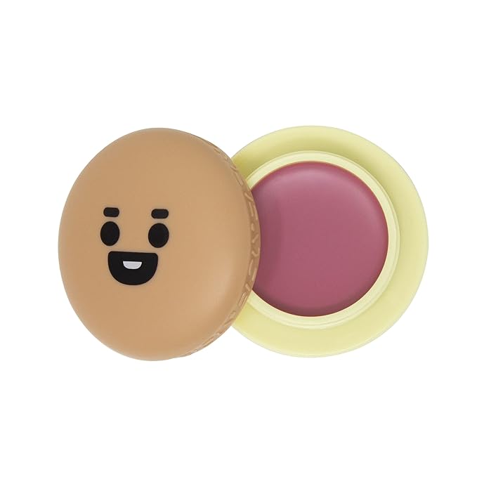 The Crème Shop | BT21 Baby - SHOOKY Macaron Lip Balm - Brown Sugar Milk Tea (Mauve Tinted)-VivaGrace Women