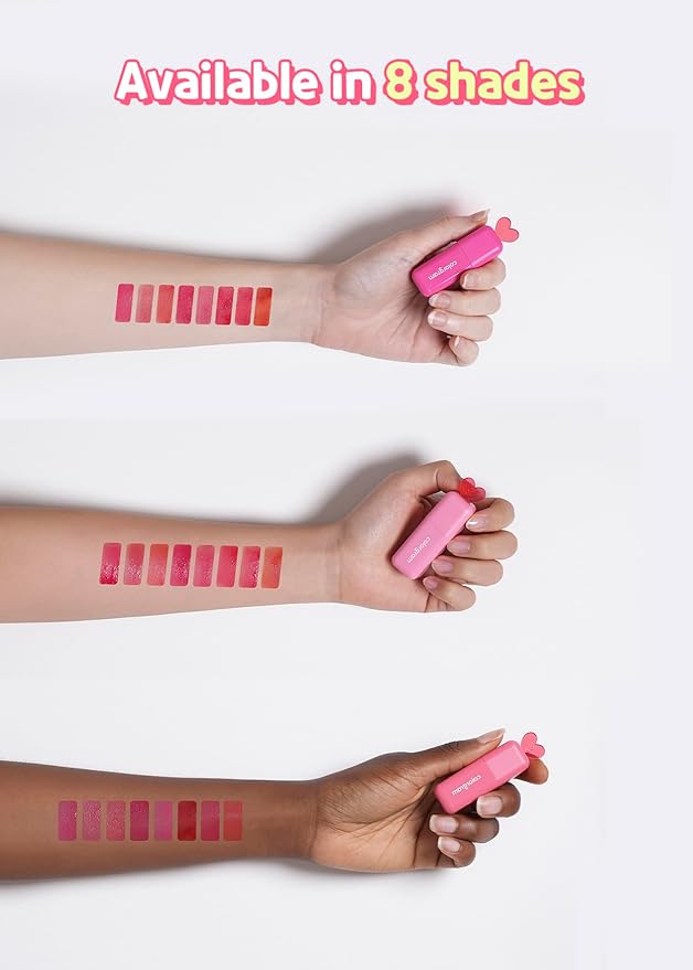 COLORGRAM Juicy Blur Tint 05 Happy Cherry Smile | Daily Semi-Matte, Semi-Glossy, Long-Lasting Lip Stain, Moisturizing, Buildable & Blendable, highly Pigmented (0.12 Fl. Oz.)-VivaGrace Women