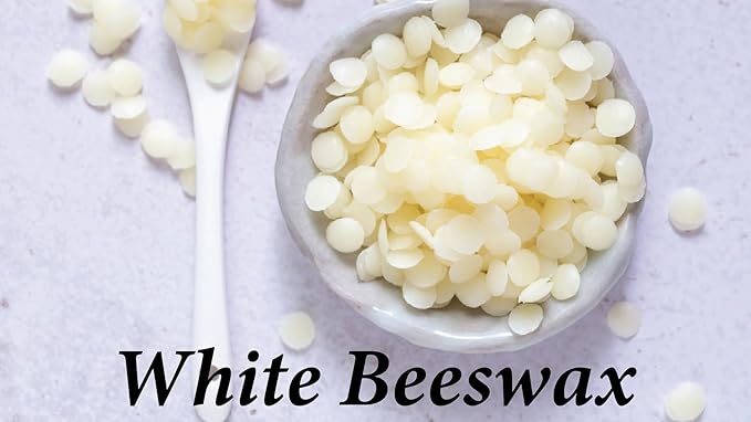 Bulk White Beeswax Pellets 5lb, Pure, Natural, Cosmetic Grade, Organic, Bees Wax Pastilles, Triple Filtered, Great For Candle Making, Soap, Food Wrap, DIY Projects Lip Balms, Lotions, and More!-VivaGrace Women