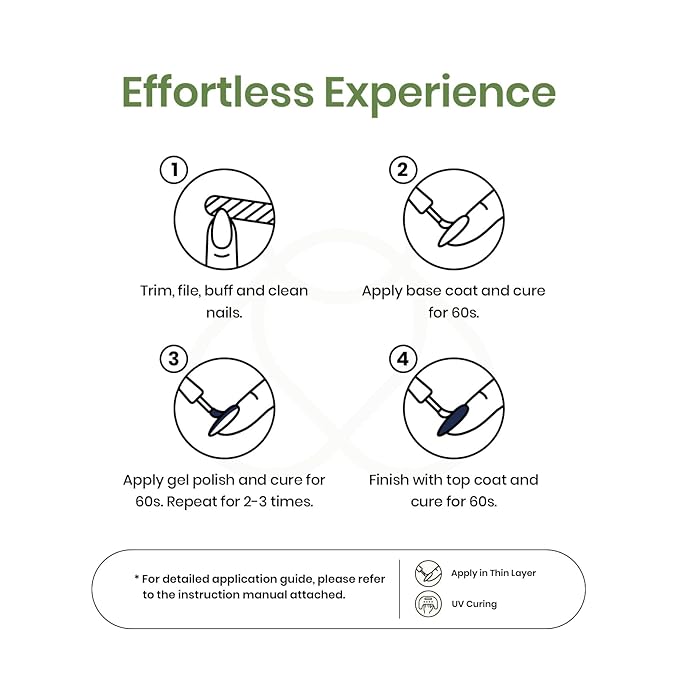 Beetles Green Gel Nail Polish Set - 6 Colors Green Gray Blue Glitter Nail Gel Polish Soak off Uv Gel Nail Art Manicure Gifts for Women-VivaGrace Women