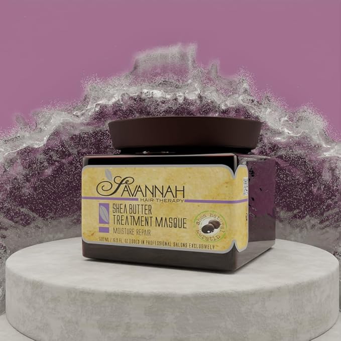 Savannah Deep Conditioning Hair Mask – Restores Shine & Softness to Dry, Curly, or Chemically Treated Hair – Anti-Frizz, Hydrating Formula with Keratin & Shea Butter – 500ml (16.9 oz)-VivaGrace Women