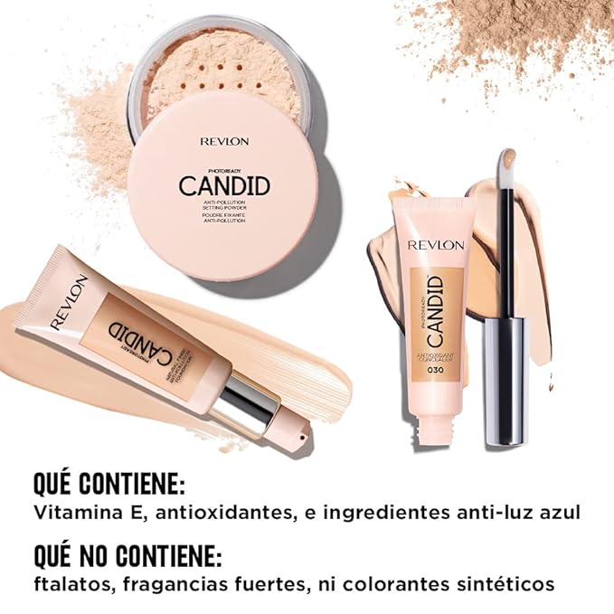 Revlon PhotoReady Candid Setting Powder, with Anti-Pollution, Antioxidant Ingredients, without Parabens, Pthalates and Fragrances; Shade 002 .34 Fluid Oz-VivaGrace Women