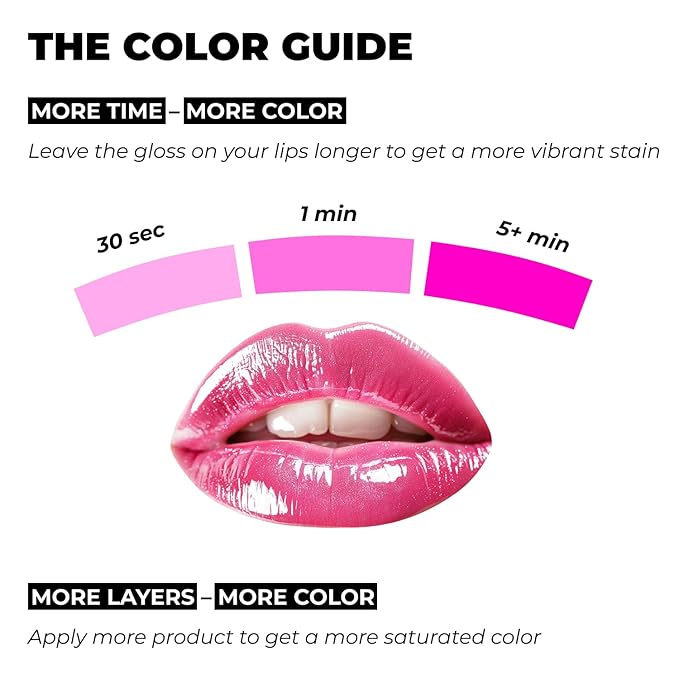 All-in-One Lip Oil - Lightweight, Tinted, Plumping, Hydrating Lip Gloss - Lip Balm for Day & Night Use, Long-Lasting Lip Stain, Lip Glow Oil, No-Sticky Gloss, Lip Plumper Tint - Peachy №401-VivaGrace Women