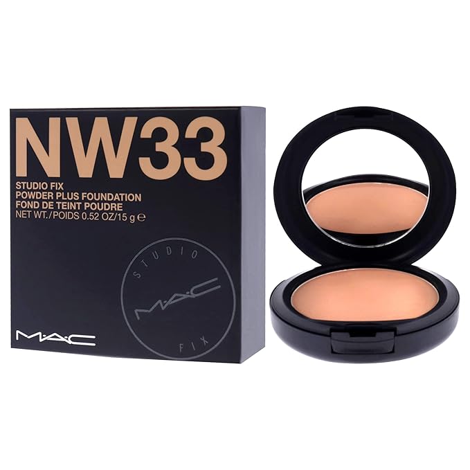 Mac Studio Fix Powder Plus Foundation Nw33 15gm/0.52 Oz-VivaGrace Women
