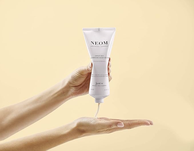 Neom- Great Day Magnesium Body Butter, 200ml | Mandarin & Wild Mint | Cream Moisturiser With Essential Oils | Nourish & Soften | Fresh & Zesty-VivaGrace Women