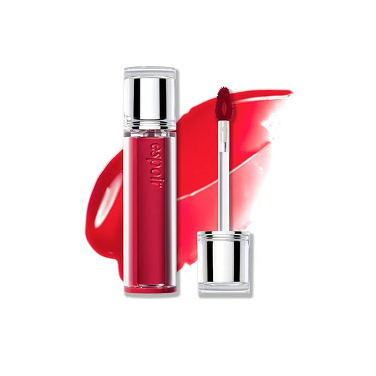 Espoir Couture Lip Tint Glaze #12 Cherry Sorbet 0.14oz | Volumizing Lip Stain with Syrupy Shine | Long-Lasting & Vibrant Color for Radiant Lip Look | Moisturizing & Glossy Lip Tint | Korean Lip Makeup-VivaGrace Women