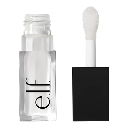 e.l.f. Glow Reviver Lip Oil, Nourishing Tinted Lip Oil For A High-shine Finish, Infused With Jojoba Oil, Vegan & Cruelty-free, Crystal Clear-VivaGrace Women