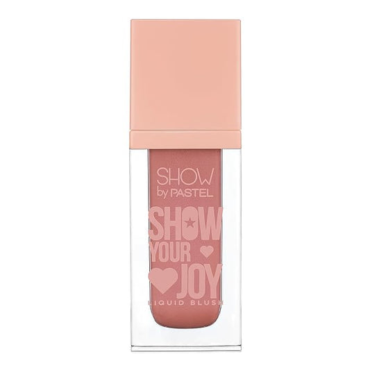 Show Your Joy Liquid Blush 53 | Peach | Dewy Finish | Natural Looking | Clean Beauty | Moisturize The Skin Up to 24 Hours | Cruelty-Free | Natural and Fresh Looking | 0.141 fl.oz.-VivaGrace Women