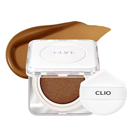 CLIO Kill Cover Founwear Cushion The Original – 20 Shades, Buildable Light to Medium Coverage, Natural Finish, Korean Makeup Foundation, Long-Lasting Skin Fit, 36N HAZELNUT-VivaGrace Women