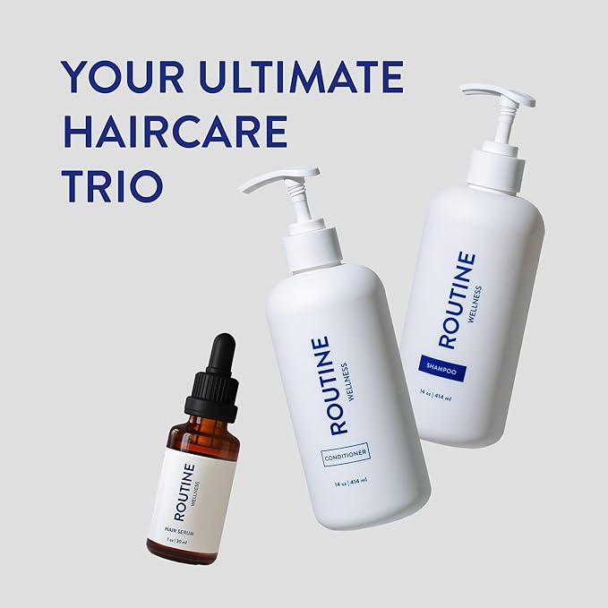 Routine Wellness Advanced Hair Serum - Nourishing Scalp Treatment for Enhanced Hair Support and Thickness with Natural Oils, Ideal for Men & Women - 30ml-VivaGrace Women