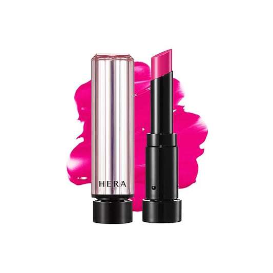 HERA Sensual Tinted Shine Stick 3.5g #130 STUNNING PINK | 12HR Long-lasting Lipstick, Sheer & Buildable Lip Tint Stain, Hydrating Formula with Vitamin E, Smooth Finish and Luxurious Korean Makeup-VivaGrace Women