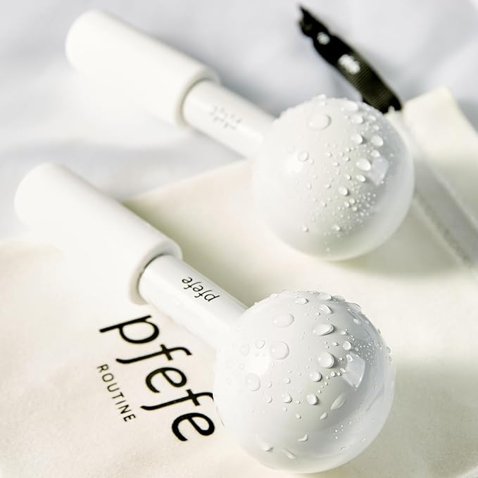 Ice Globes for Face & Eyes, Unbreakable Stainless Steel Cryo Sticks for Beauty Routines, Facials Cold Roller Cooling Globes for Puffiness, Wrinkles, Dark Circles, Headaches-VivaGrace Women