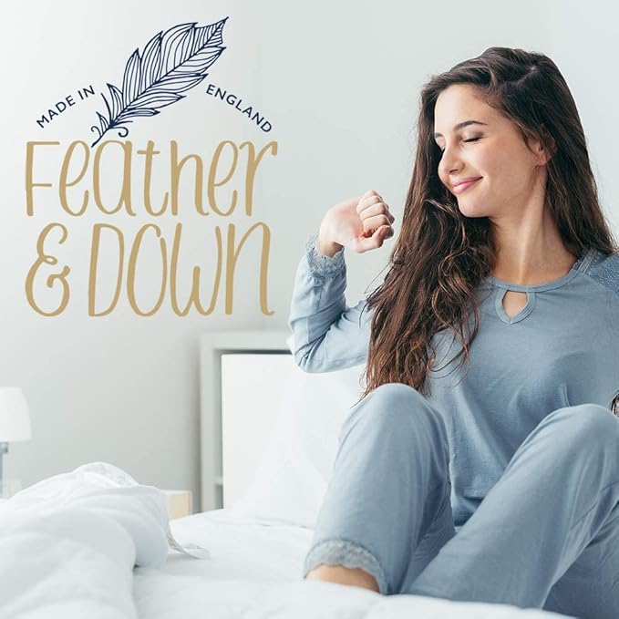 Feather & Down Straight to Sleep Gift Set: 50ml Pillow Spray & 50ml Body Lotion, The Perfect Sleep Duo, Infused with Lavender & Chamomile Essential Oils, Vegan & Cruelty Free-VivaGrace Women