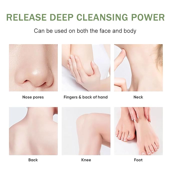 KOEC Purifying Exfoliating Gel with Face Washing Brush, Exfoliating Face Wash, Deep Cleansing Peeling Gel for the Whole Body, Facial Scrub Exfoliator, Oil & Dirt Cleanser for All Skin Types (2PCS)