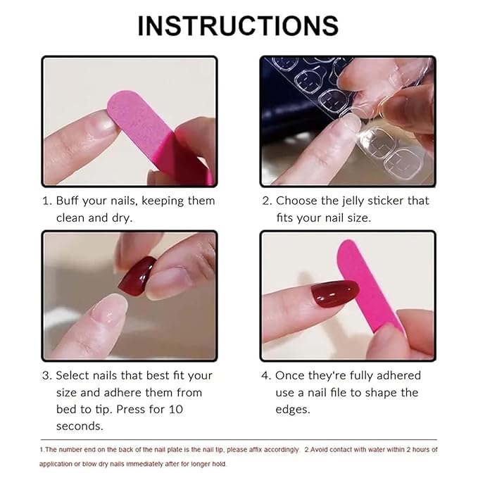 White French Tip Press on Nails Medium Almond Fake Nails Nude False Nails with Design Reusable Acrylic Glue on Nails Glossy Full Cover Stick on Nails for Women Girls Manicure 24pcs