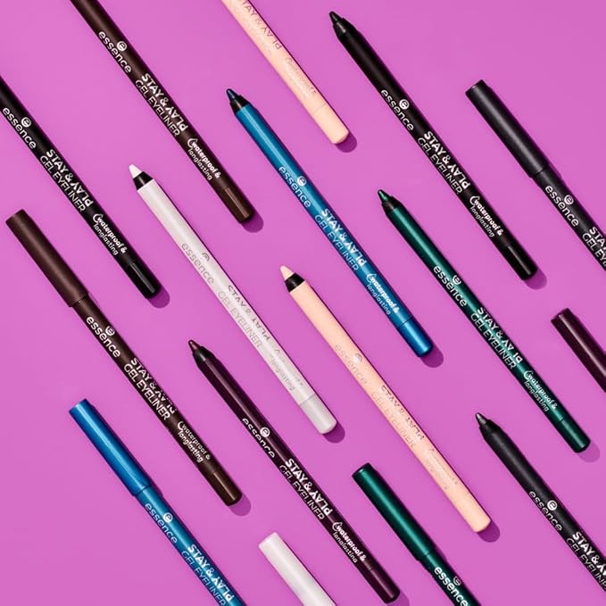 essence | Stay & Play Gel Eyeliners 03 Silky Nude & 02 But First Espresso Bundle | Vegan & Cruelty Free