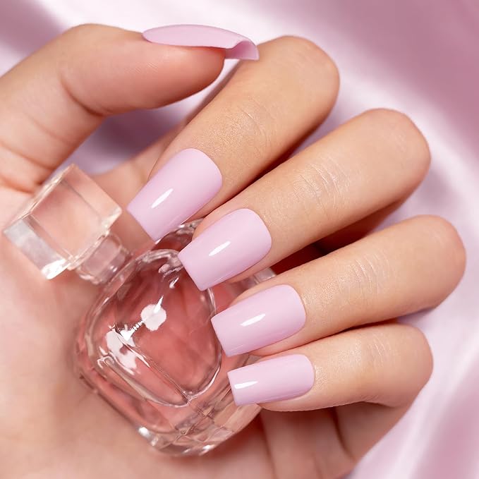 RARJSM Pastel Pink Gel Nail Polish Light Pink Gel Nail Polish 1PCS Macaron GelPolish 15ML Spring Summer GelPolish Soak off U V Curing Required Nail Art Starter Salon DIY at Home