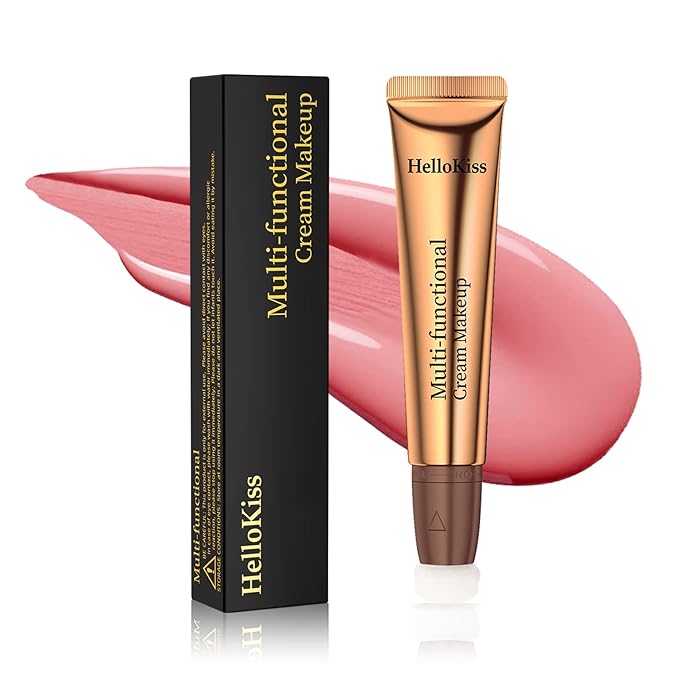 Go Ho Liquid Blush Beauty Wand,Blendable Super Silky Cream Blush Stick,Face Moisturizing Contour Blush Stick with Fine Cushion Applicator,Cruelty-free,003# Medium Pink-VivaGrace Women