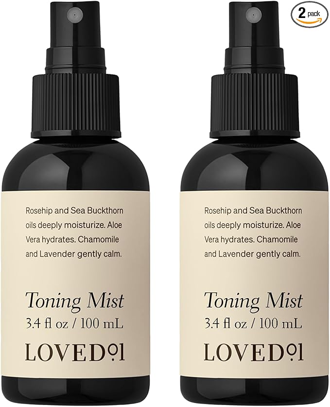 Face & Body Toning Mist, John Legend Skincare, Hydrating & Cleansing Serum, Moisturizing Spray, Alcohol-Free, Formulated with Witch Hazel & Aloe Vera, 2-Pack (3.4 oz each)-VivaGrace Women
