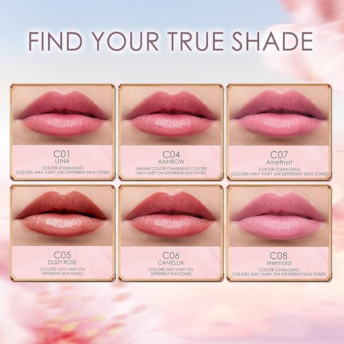 CATKIN Lip Balm Color Tinted Changing Lipstick Ultra Hydrating Lip Moistrurizer Chapstick with Vitamin E Nourishing For Cracked & Dry Lips 0.12 oz C05 DUSTY ROSE-VivaGrace Women