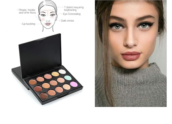 All-in-one Makeup Set Holiday Gift | Full Makeup Kit for Women Essential Starter Bundle Include Eyeshadow Palette Lipstick Blush Cream Concealer Face Powder Eyeliner Mascara Lipgloss Brush-VivaGrace Women